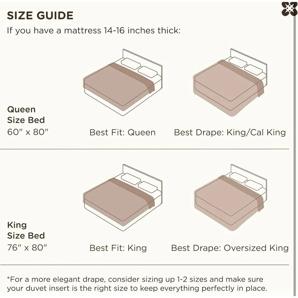 King Size‎ Duvet Cover 100% Cotton Waffle Weave, Coconut White